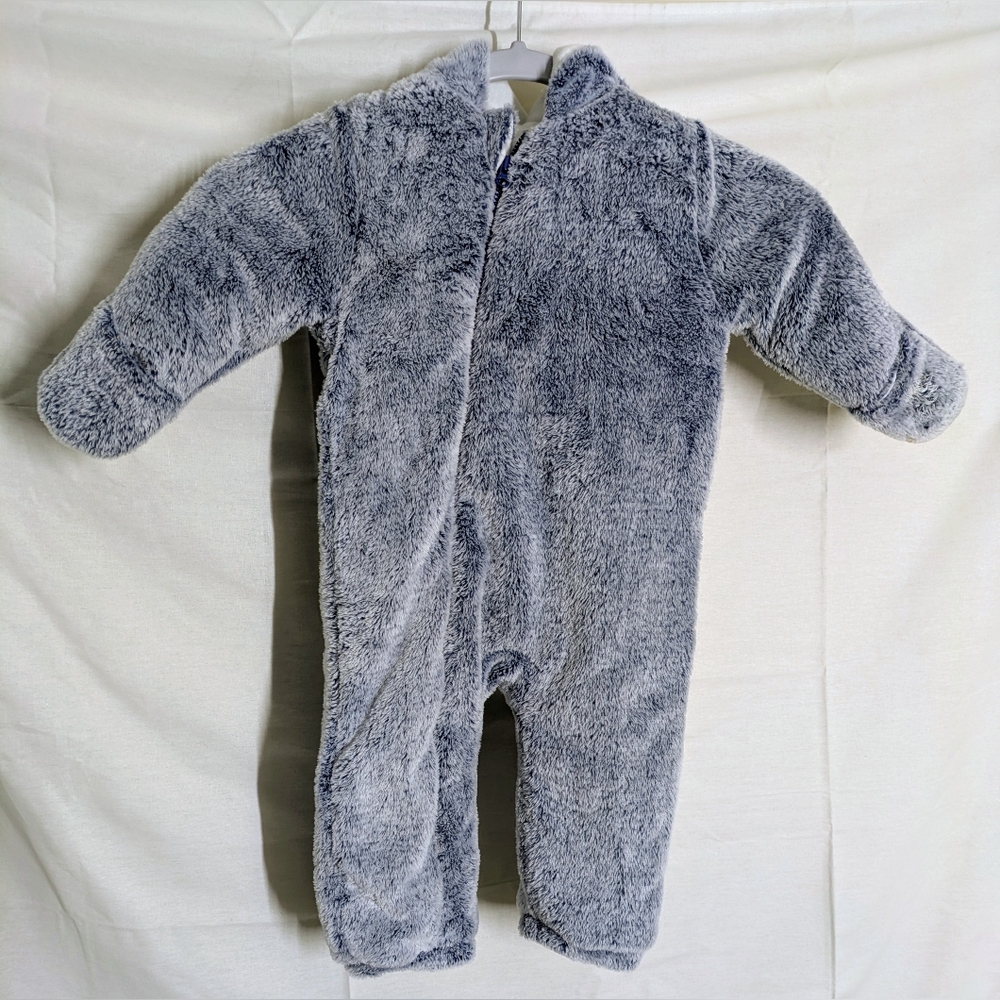 Koala Baby Plush Blue/Gray Warm Onesie